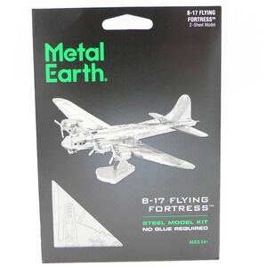 Metal Earth B-17 Flying Fortress 3D Steel Model Kit Age 14+ MMS091 2 Sheet Model
